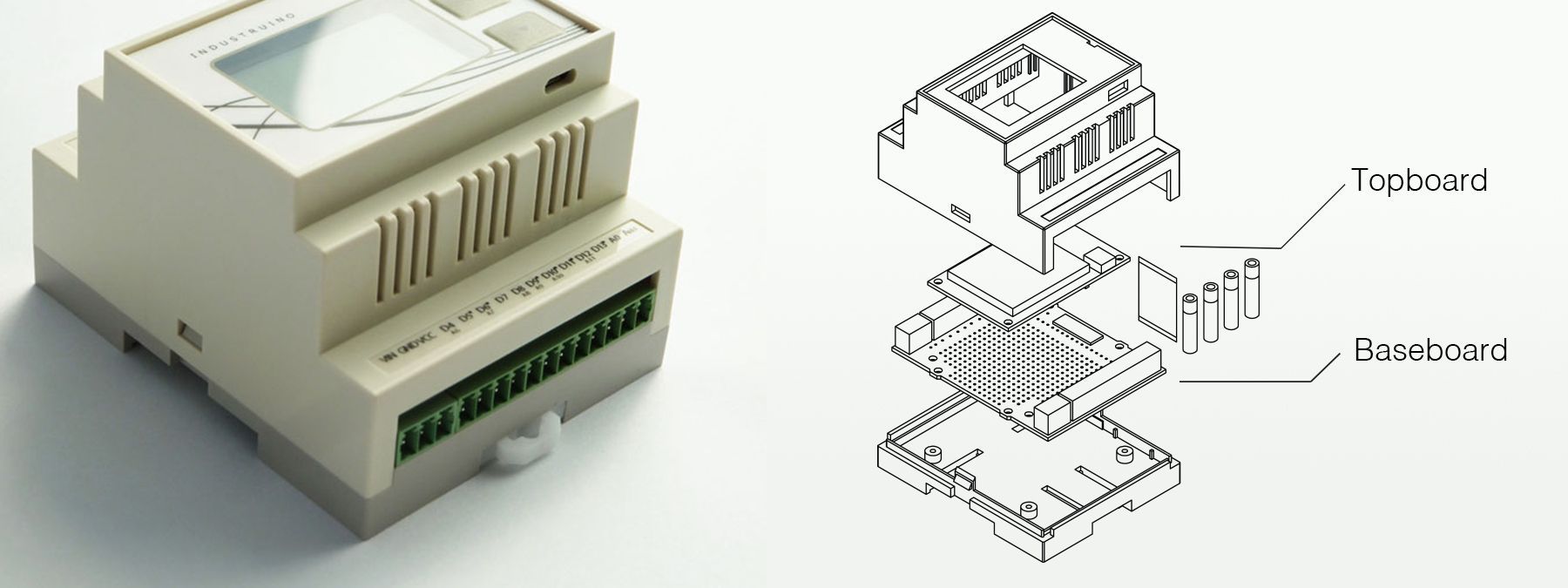 Kiiota ditenagai oleh Industruino, Arduino, VS Code, dan PlatformIO